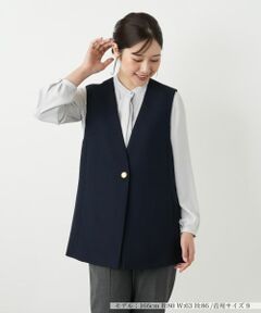 Leilian / レリアン テーラードジャケット | Vネックベスト【ROCHAS Premiere】