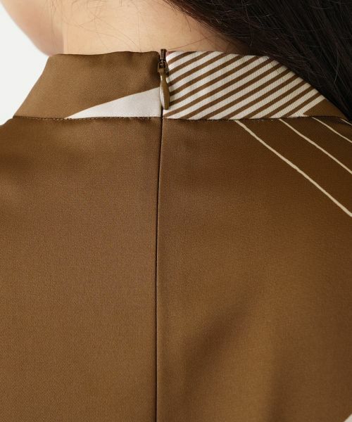 Leilian / レリアン シャツ・ブラウス | プリントスタンドカラーブラウス【ROCHAS Premiere】 | 詳細12