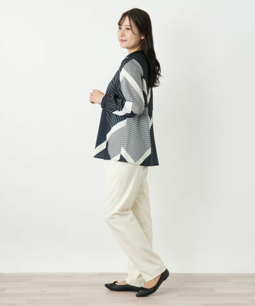 Leilian / レリアン シャツ・ブラウス | プリントスタンドカラーブラウス【ROCHAS Premiere】 | 詳細2