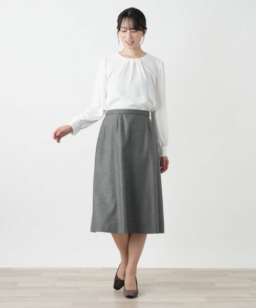 Leilian / レリアン ミニ・ひざ丈スカート | ミディ丈フレアスカート【ROCHAS Premiere】 | 詳細1