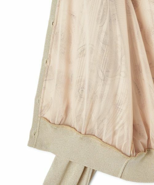 Leilian / レリアン カーディガン・ボレロ | ペイズリー切替ラメカーディガン【Leilian WHITE LABEL】 | 詳細12