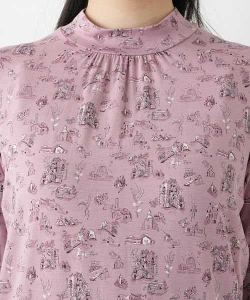 Leilian / レリアン カットソー | プリントハイネックカットソー【Leilian WHITE LABEL】 | 詳細10