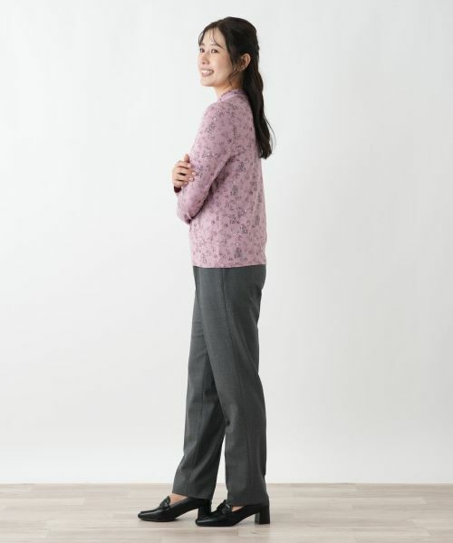 Leilian / レリアン カットソー | プリントハイネックカットソー【Leilian WHITE LABEL】 | 詳細5