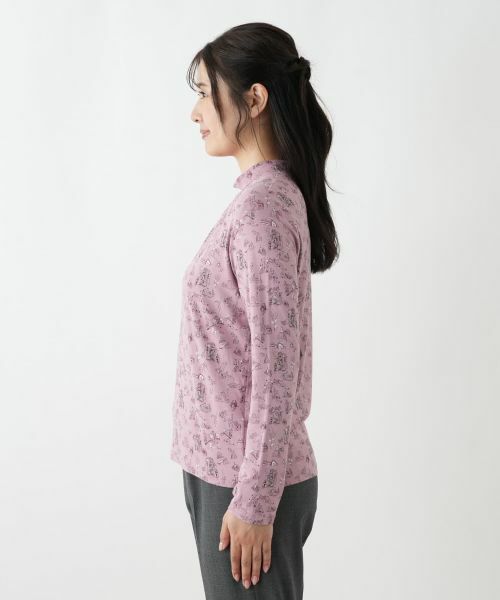 Leilian / レリアン カットソー | プリントハイネックカットソー【Leilian WHITE LABEL】 | 詳細8