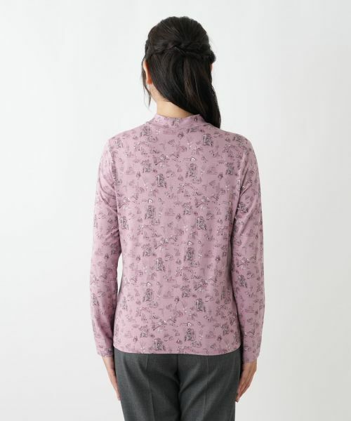 Leilian / レリアン カットソー | プリントハイネックカットソー【Leilian WHITE LABEL】 | 詳細9