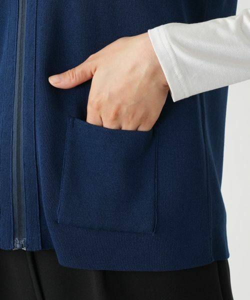 Leilian / レリアン テーラードジャケット | リバーシブルフーデッドベスト【Leilian WHITE LABEL】 | 詳細16