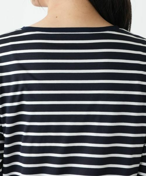 Leilian / レリアン Tシャツ | 刺繍ボーダーカットソー【Leilian WHITE LABEL】 | 詳細11