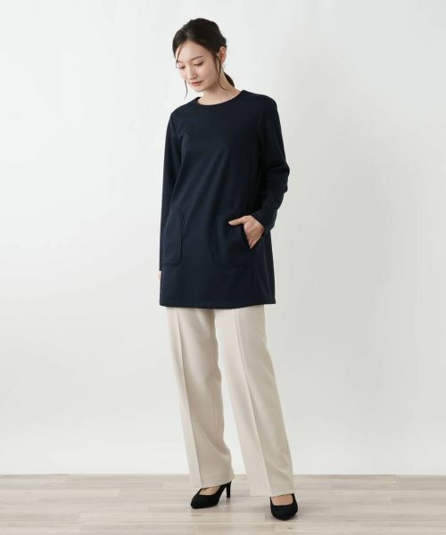 Leilian / レリアン カットソー | クルーネックカットソー【Leilian WHITE LABEL】 | 詳細1