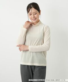 Leilian / レリアン カットソー | ハイネックカットソー【Leilian WHITE LABEL】