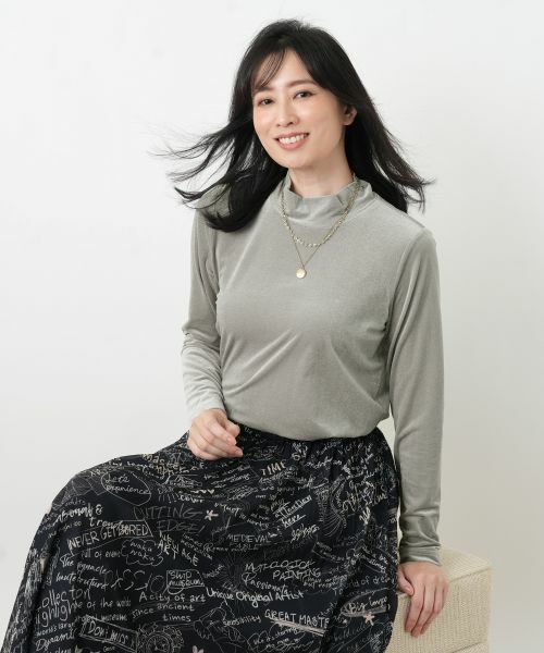 Leilian / レリアン カットソー | ハイネックカットソー【Leilian WHITE LABEL】 | 詳細10