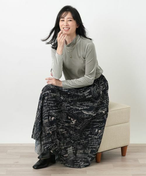 Leilian / レリアン カットソー | ハイネックカットソー【Leilian WHITE LABEL】 | 詳細11