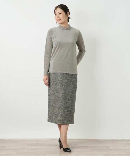 Leilian / レリアン カットソー | ハイネックカットソー【Leilian WHITE LABEL】 | 詳細17