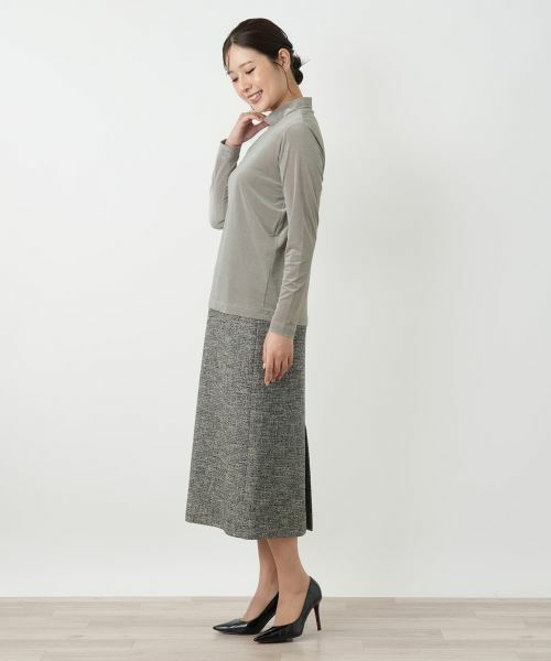 Leilian / レリアン カットソー | ハイネックカットソー【Leilian WHITE LABEL】 | 詳細18