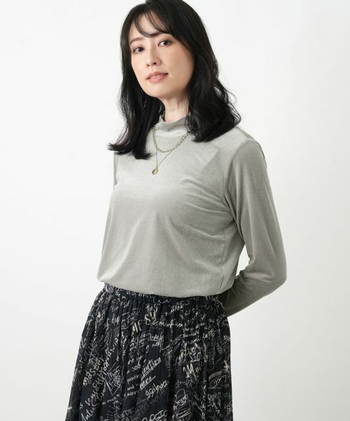 Leilian / レリアン カットソー | ハイネックカットソー【Leilian WHITE LABEL】 | 詳細9