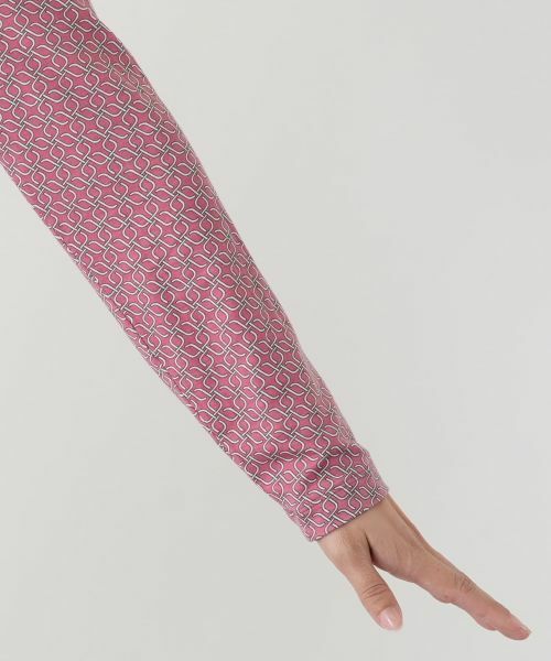 Leilian / レリアン カットソー | 幾何学柄ハイネックカットソー【Leilian WHITE LABEL】 | 詳細15