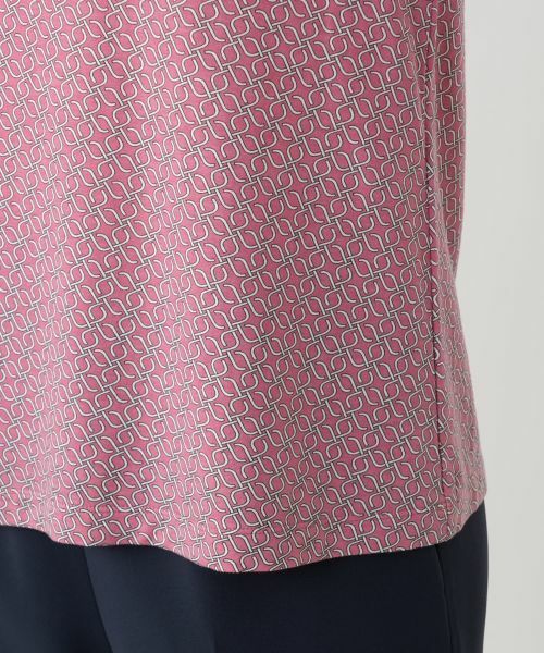 Leilian / レリアン カットソー | 幾何学柄ハイネックカットソー【Leilian WHITE LABEL】 | 詳細16