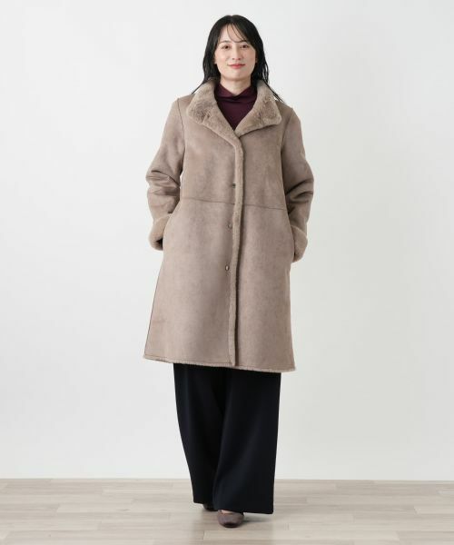 Leilian / レリアン その他アウター | スタンドカラーコート【Leilian WHITE LABEL】 | 詳細1