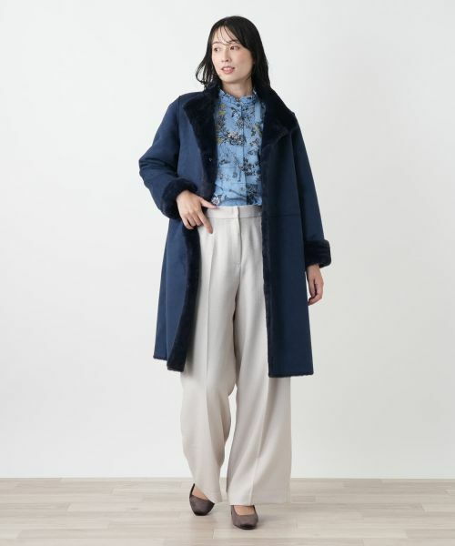 Leilian / レリアン その他アウター | スタンドカラーコート【Leilian WHITE LABEL】 | 詳細4