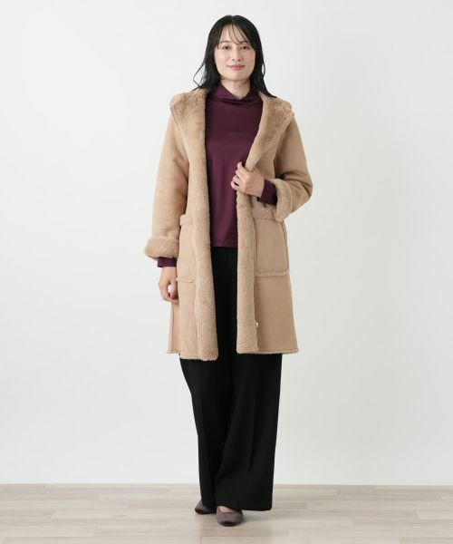 Leilian / レリアン その他アウター | フーデッドコート【Leilian WHITE LABEL】 | 詳細1