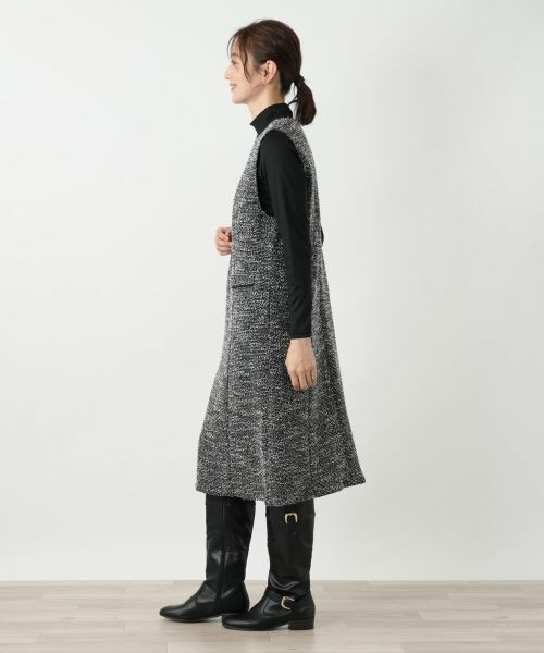 Leilian / レリアン ロング・マキシ丈ワンピース | ジャンパースカート【Leilian WHITE LABEL】 | 詳細2