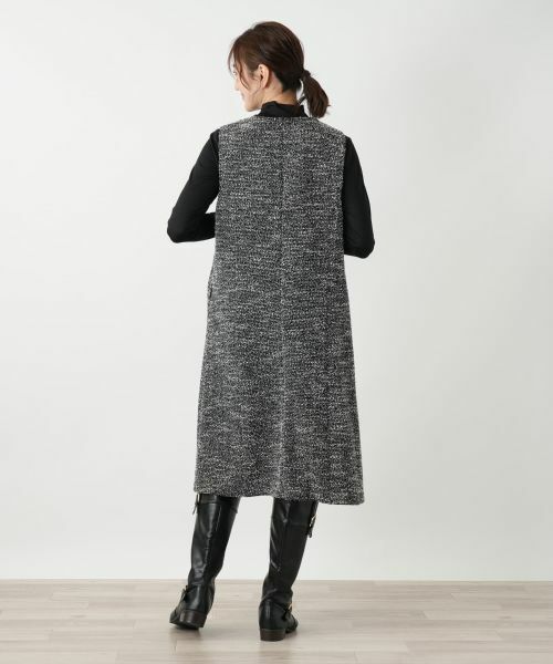 Leilian / レリアン ロング・マキシ丈ワンピース | ジャンパースカート【Leilian WHITE LABEL】 | 詳細3