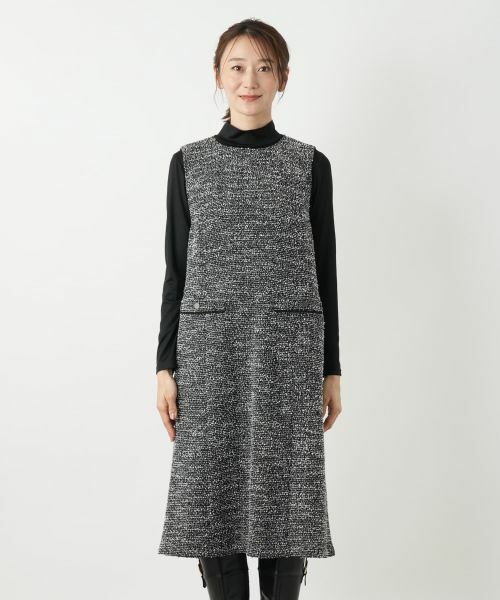 Leilian / レリアン ロング・マキシ丈ワンピース | ジャンパースカート【Leilian WHITE LABEL】 | 詳細4