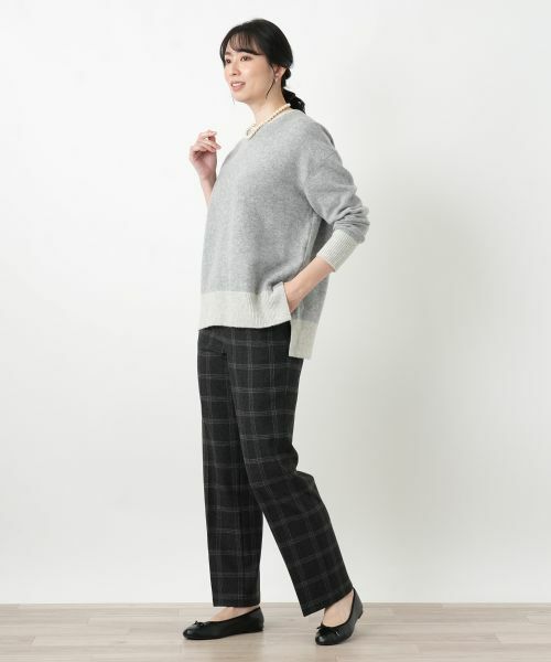 Leilian / レリアン その他パンツ | チェック柄テーパードパンツ【Leilian WHITE LABEL】 | 詳細10