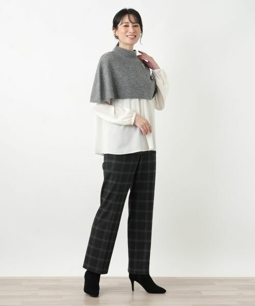 Leilian / レリアン その他パンツ | チェック柄テーパードパンツ【Leilian WHITE LABEL】 | 詳細11