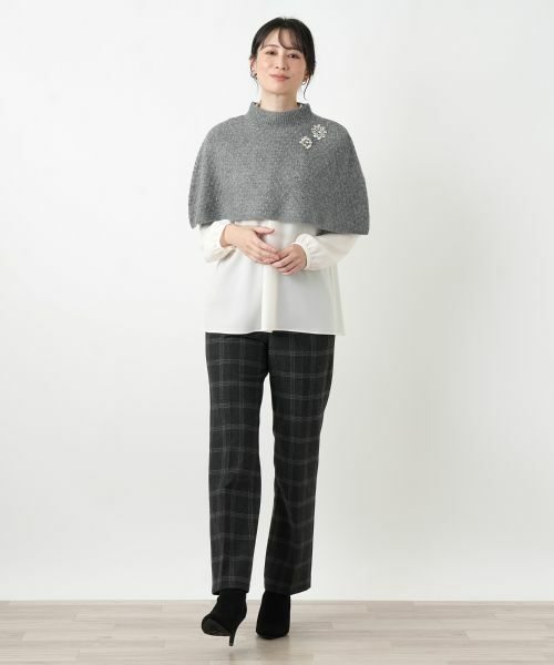 Leilian / レリアン その他パンツ | チェック柄テーパードパンツ【Leilian WHITE LABEL】 | 詳細12