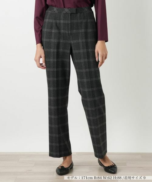 Leilian / レリアン その他パンツ | チェック柄テーパードパンツ【Leilian WHITE LABEL】 | 詳細13