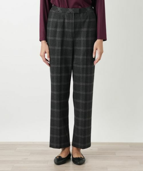 Leilian / レリアン その他パンツ | チェック柄テーパードパンツ【Leilian WHITE LABEL】 | 詳細14