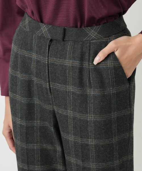 Leilian / レリアン その他パンツ | チェック柄テーパードパンツ【Leilian WHITE LABEL】 | 詳細17