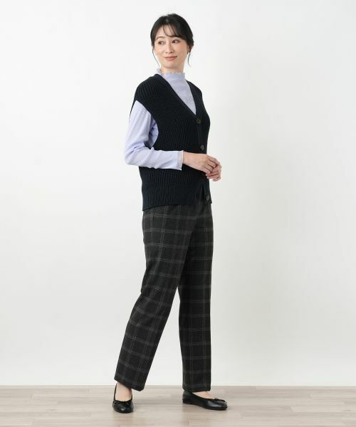 Leilian / レリアン その他パンツ | チェック柄テーパードパンツ【Leilian WHITE LABEL】 | 詳細7