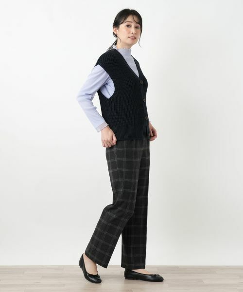 Leilian / レリアン その他パンツ | チェック柄テーパードパンツ【Leilian WHITE LABEL】 | 詳細8
