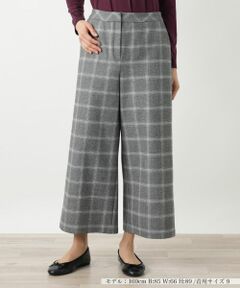 Leilian / レリアン その他パンツ | チェックワイドパンツ【Leilian WHITE LABEL】