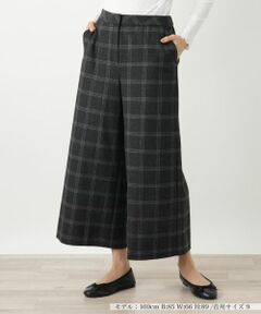 Leilian / レリアン その他パンツ | チェックワイドパンツ【Leilian WHITE LABEL】