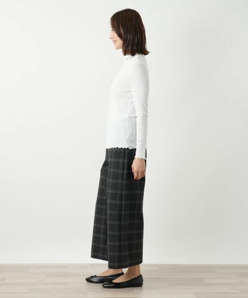 Leilian / レリアン その他パンツ | チェックワイドパンツ【Leilian WHITE LABEL】 | 詳細2