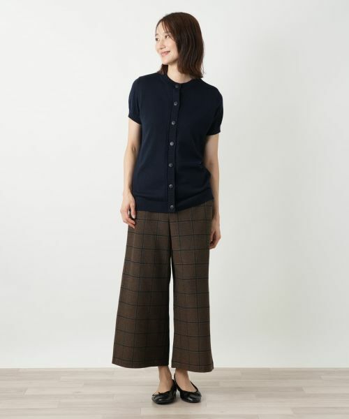 Leilian / レリアン その他パンツ | チェックワイドパンツ【Leilian WHITE LABEL】 | 詳細4