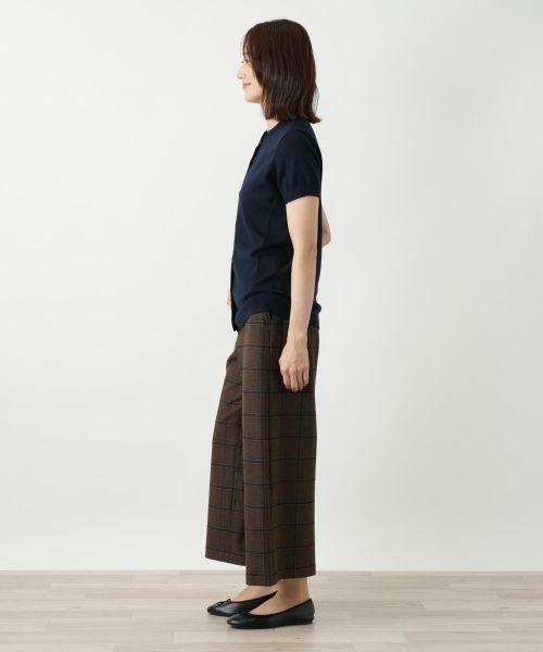 Leilian / レリアン その他パンツ | チェックワイドパンツ【Leilian WHITE LABEL】 | 詳細5