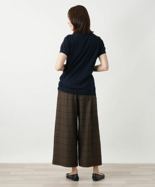 Leilian / レリアン その他パンツ | チェックワイドパンツ【Leilian WHITE LABEL】 | 詳細6