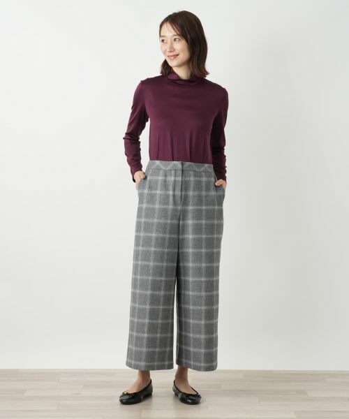 Leilian / レリアン その他パンツ | チェックワイドパンツ【Leilian WHITE LABEL】 | 詳細7