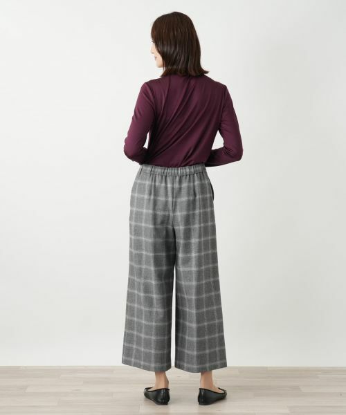 Leilian / レリアン その他パンツ | チェックワイドパンツ【Leilian WHITE LABEL】 | 詳細9