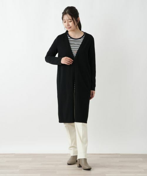 Leilian / レリアン カーディガン・ボレロ | ロングカーディガン【Leilian WHITE LABEL】 | 詳細1
