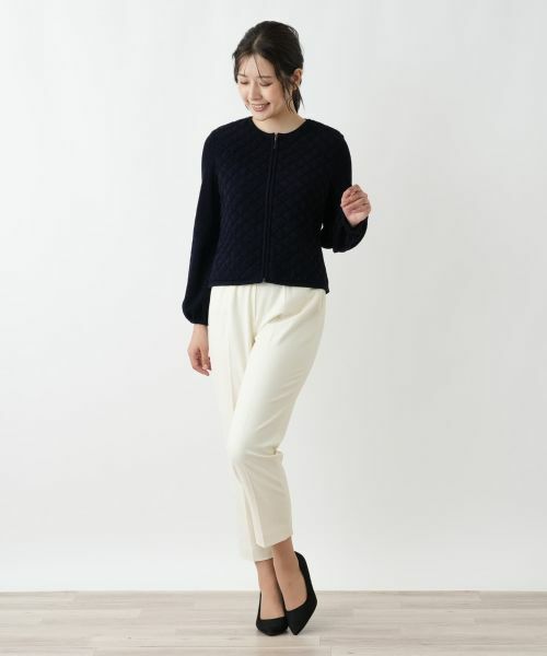 Leilian / レリアン その他アウター | ノーカラージップジャケット【Leilian WHITE LABEL】 | 詳細4