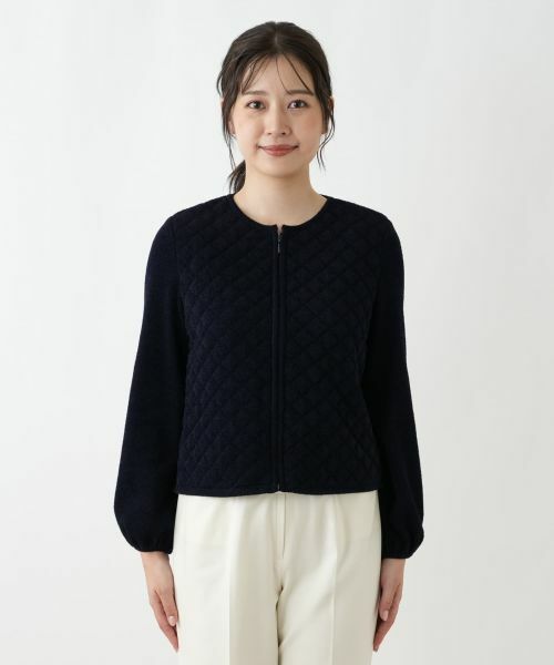 Leilian / レリアン その他アウター | ノーカラージップジャケット【Leilian WHITE LABEL】 | 詳細7