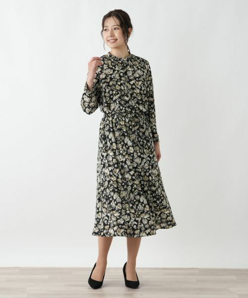 Leilian / レリアン シャツ・ブラウス | プリントバンドカラーブラウス【Leilian WHITE LABEL】 | 詳細10