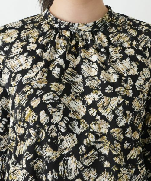 Leilian / レリアン シャツ・ブラウス | プリントバンドカラーブラウス【Leilian WHITE LABEL】 | 詳細16