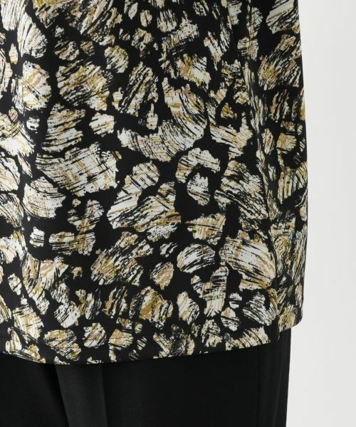 Leilian / レリアン シャツ・ブラウス | プリントバンドカラーブラウス【Leilian WHITE LABEL】 | 詳細19