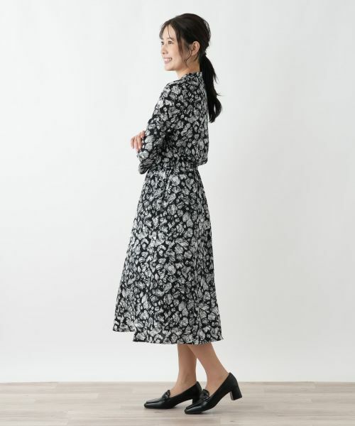 Leilian / レリアン シャツ・ブラウス | プリントバンドカラーブラウス【Leilian WHITE LABEL】 | 詳細5