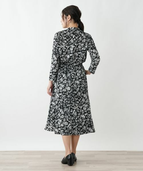 Leilian / レリアン シャツ・ブラウス | プリントバンドカラーブラウス【Leilian WHITE LABEL】 | 詳細6